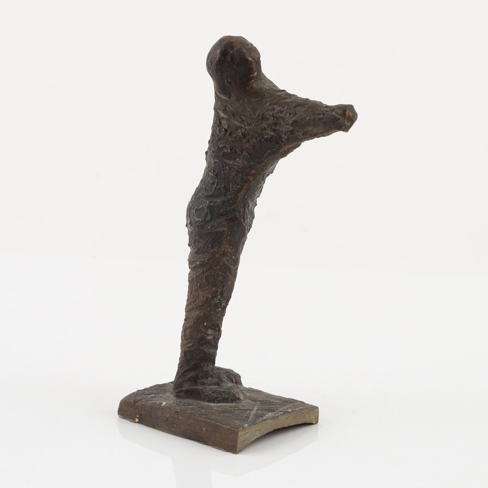 Bror Marklund, sculpture, unsigned, bronze, height 19 cm.