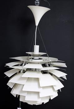 TAKLAMPA,, "PH-kotte", Poul Henningsen för Louis Poulsen, Danmark. Formgiven år 1957.