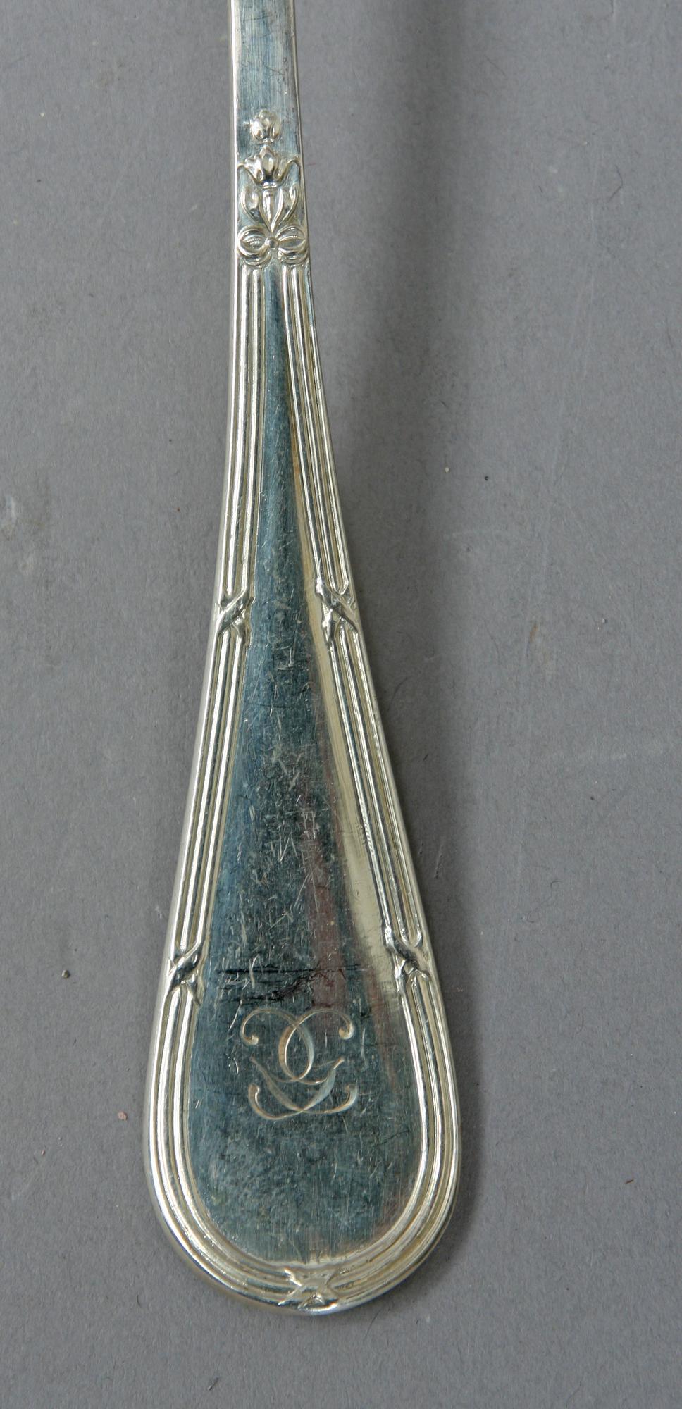 BESTICK, 134 delar, silver, "Rosen", bl a GAB och C.G. Hallberg.