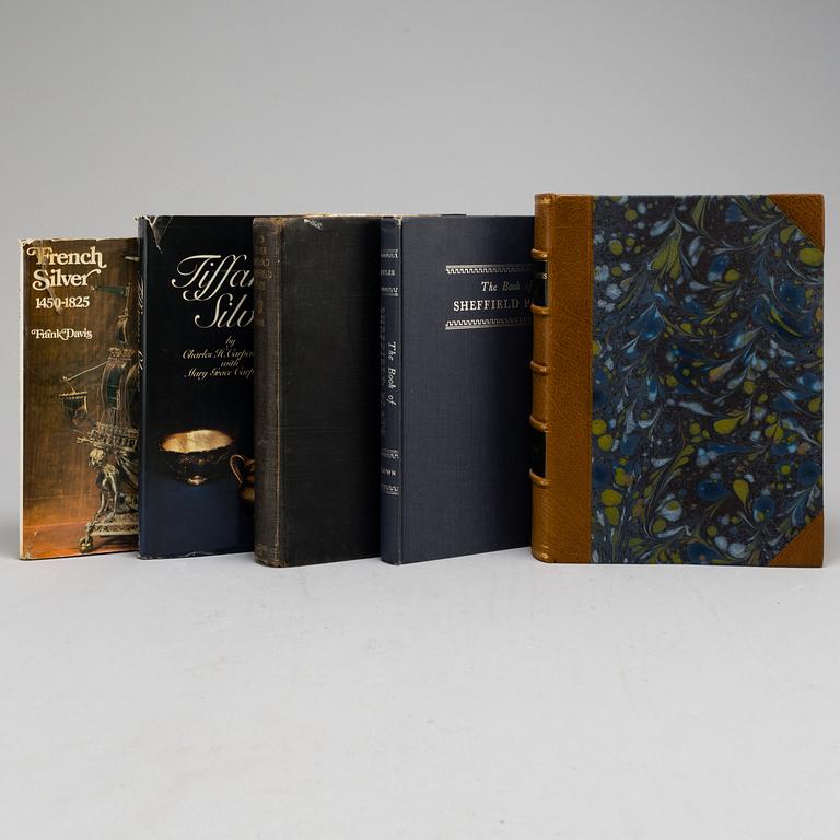 BOOKS, 5 vol. About silver.