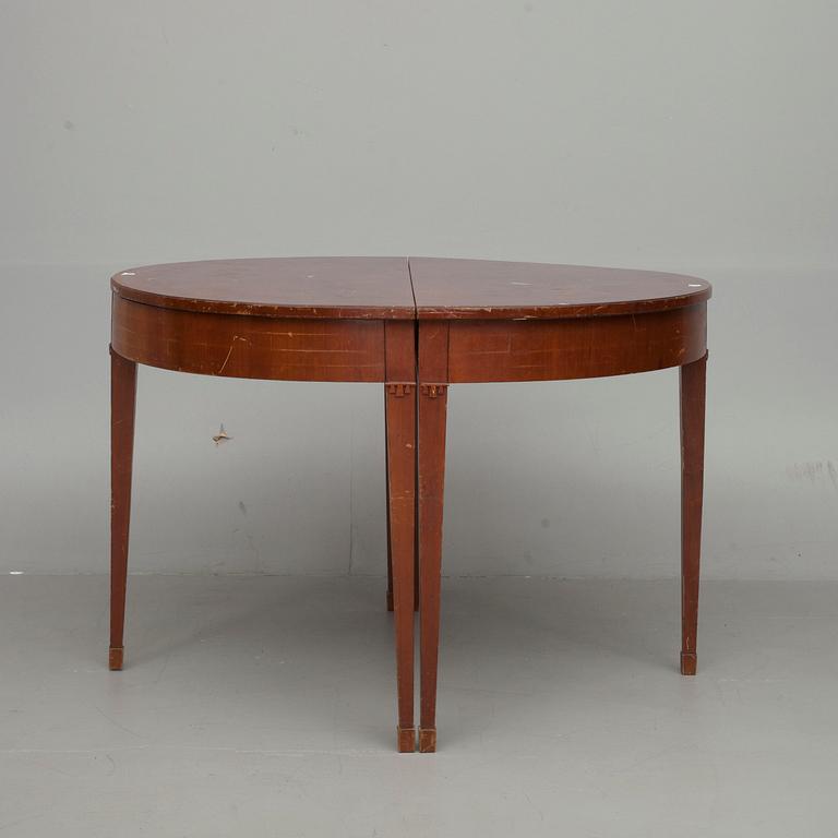 RUOKAPÖYTÄ, kustavilaistyyli, 1900-luvun alku.