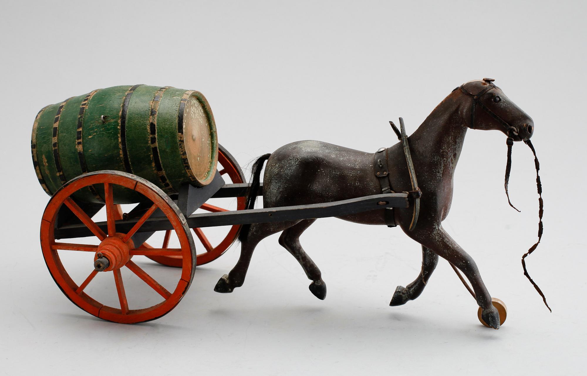 LEKSAK, bemålat trä, 1900-talets första hälft.