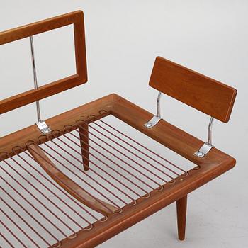 Peter Hvidt & Orla Mølgaard Nielsen, two 'Minerva' sofas and a coffee table, France & Son, Denmark, 1960's.