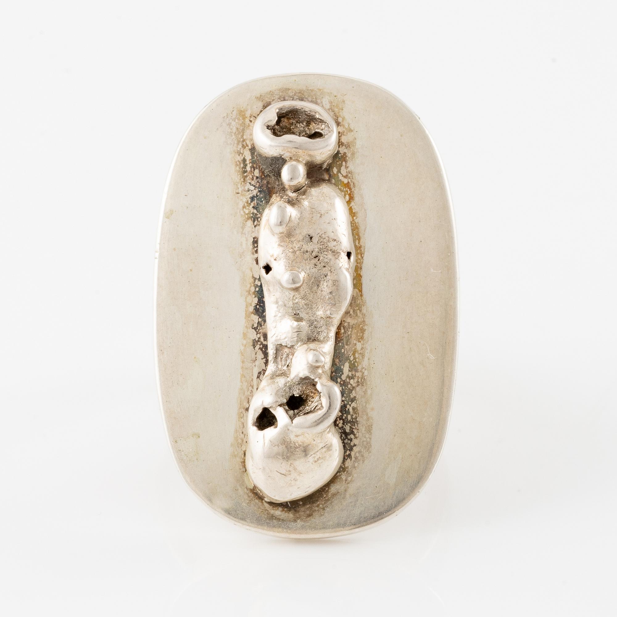 Sigurd Persson, en ring, sterlingsilver.