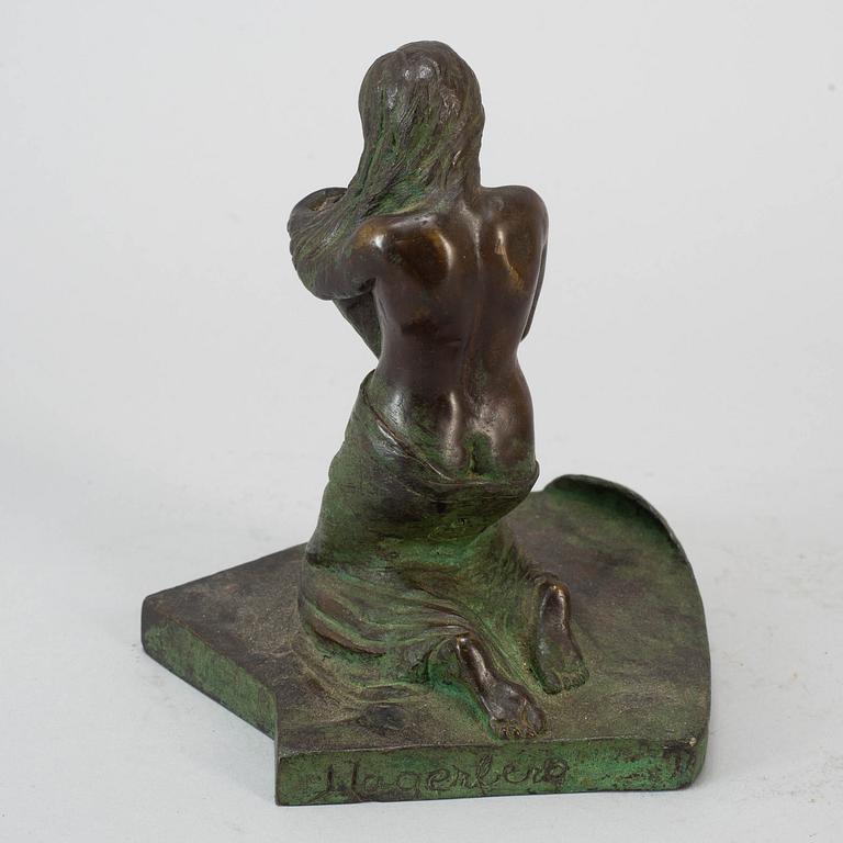 JENNI LAGERBERG, sculpture, bronze, signed.