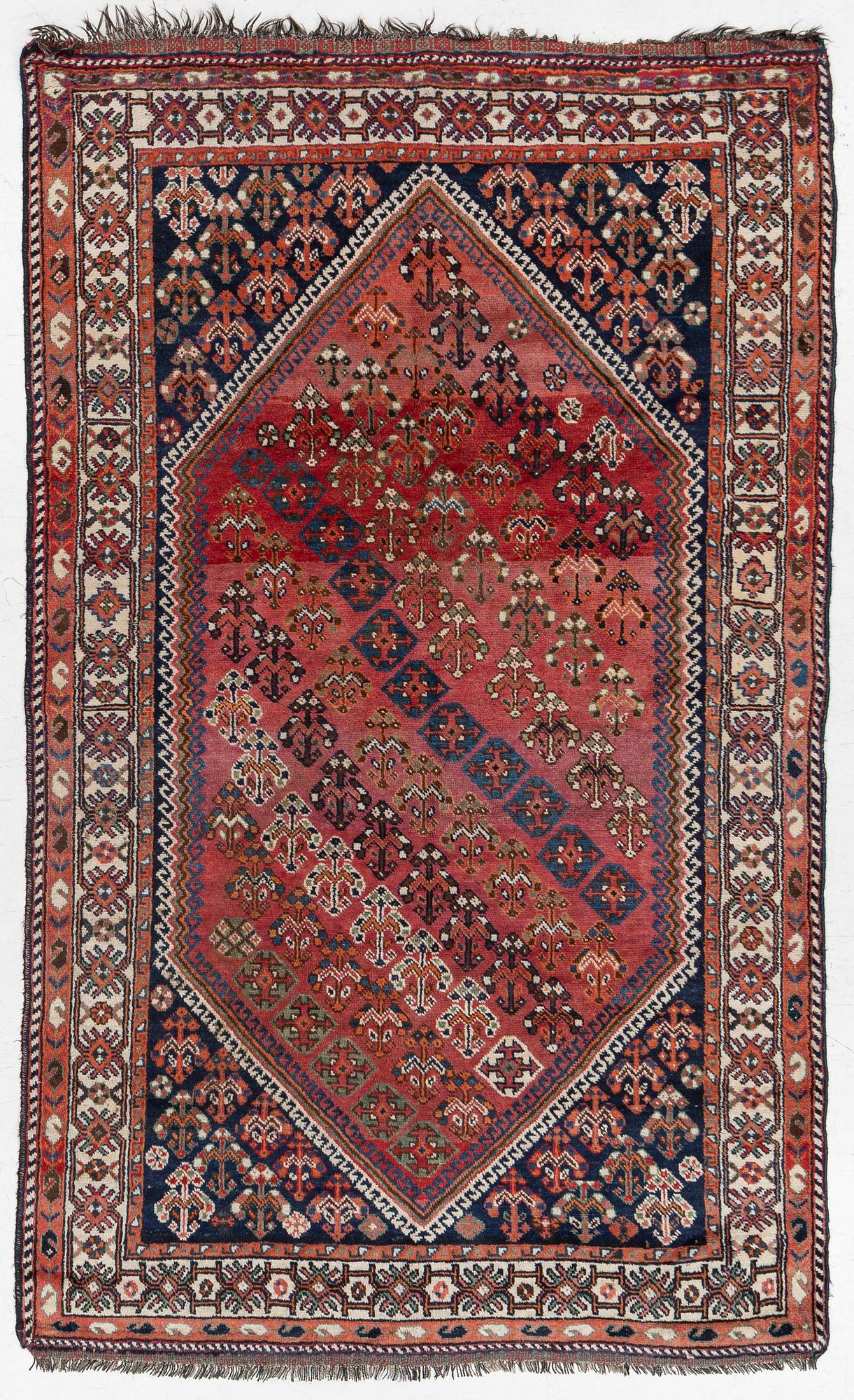 Carpet, Kashgai, approx. 257 x 156 cm.