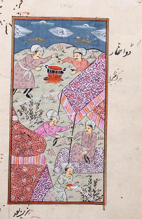 GOUACHER, 11 st. Orientaliska.
