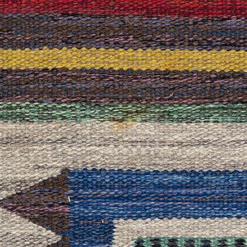 Rug, flat weave, approx. 244 x 157 cm.