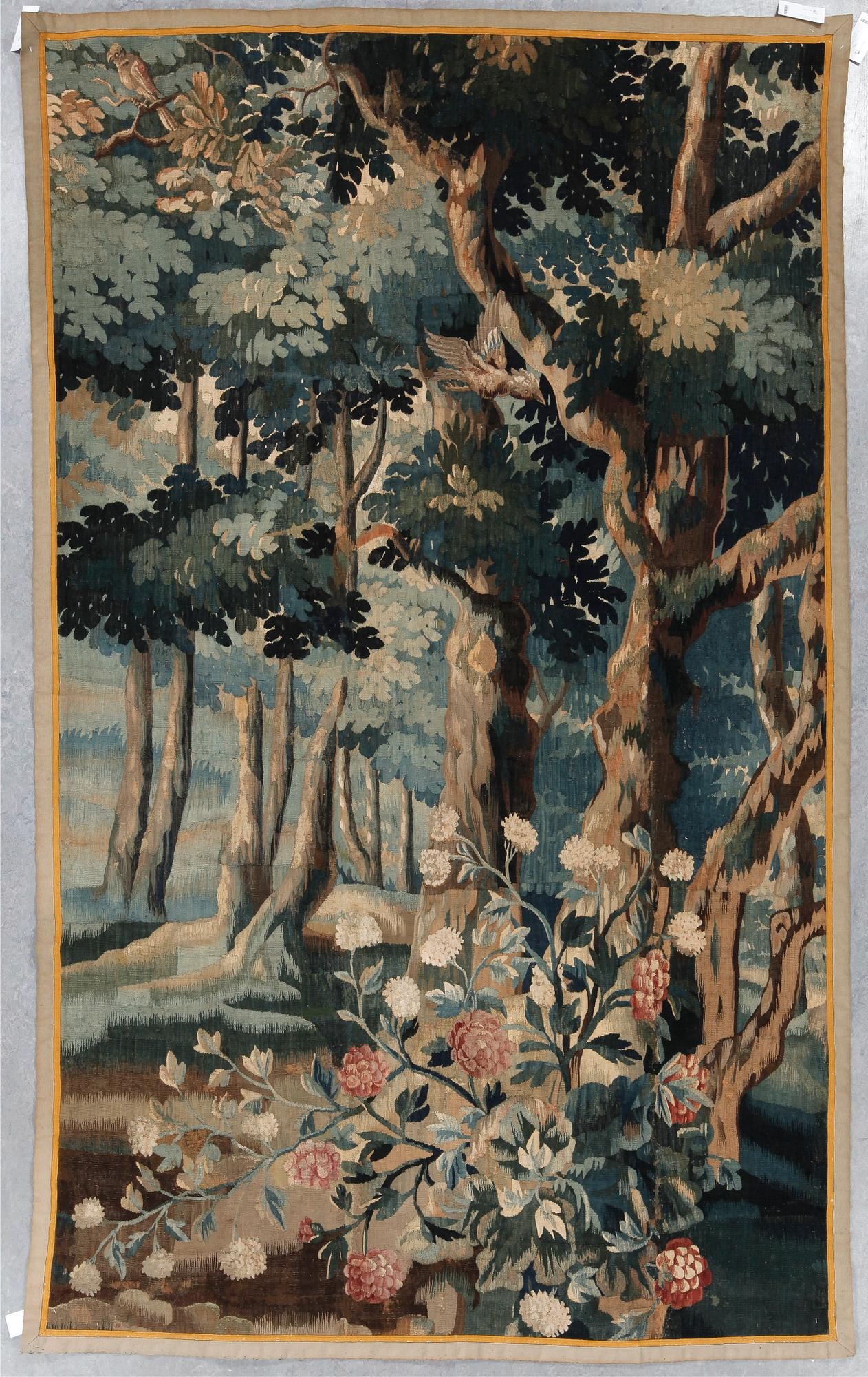 VÄVD TAPET, gobelängteknik. 264 x 166.