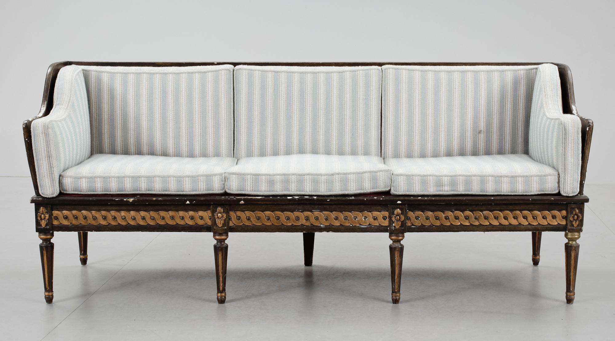 SOFFA, gustaviansk stil, 1900-talets första hälft.