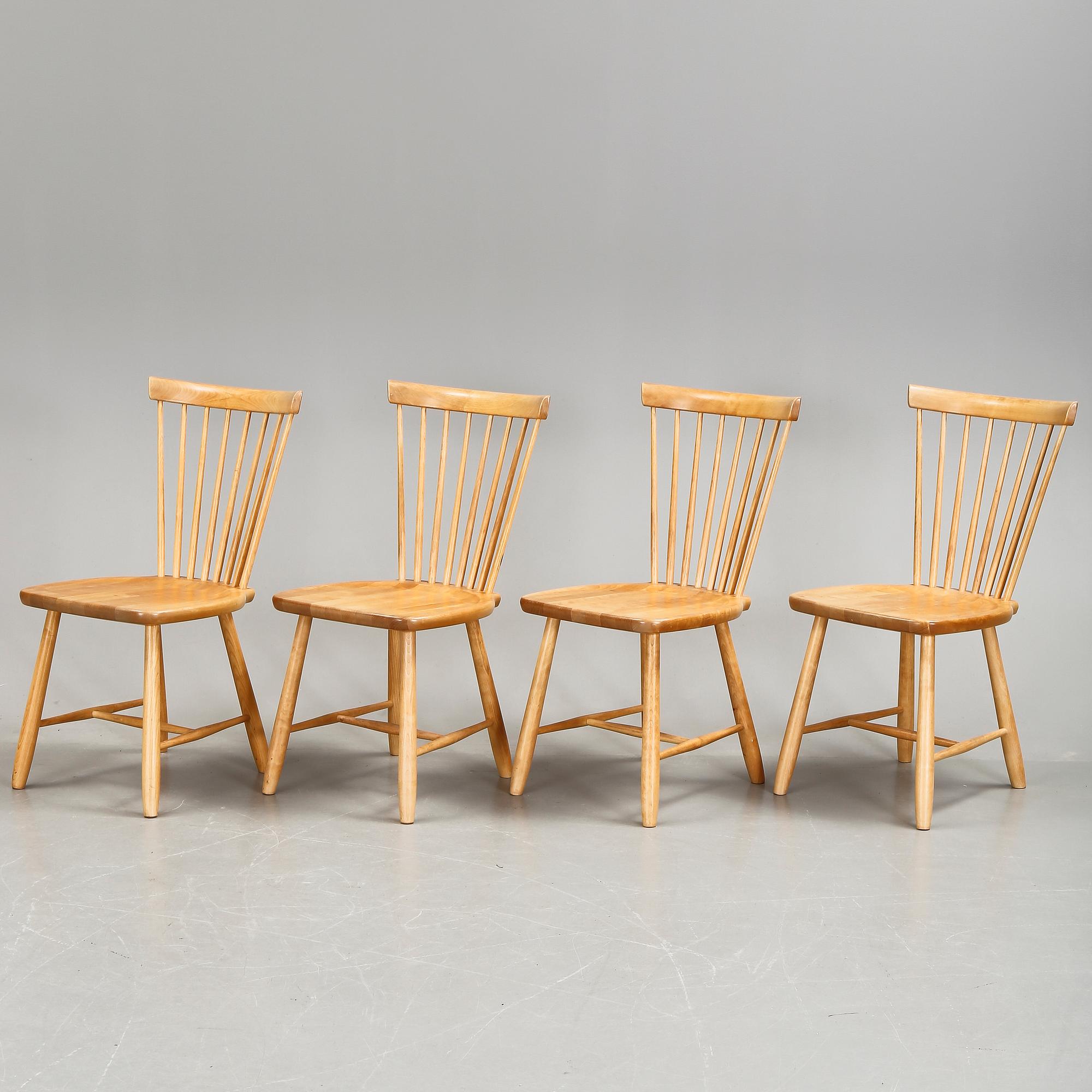 STOLAR, 4 stycken, "Lilla Åland", Carl Malmsten, 1997.