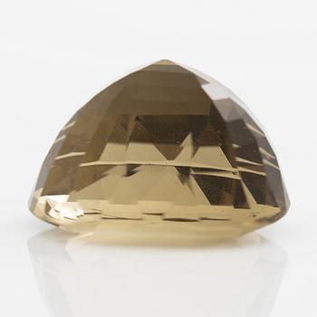 Loose, step-cut citrine, likely from Wiwen Nilsson's workshop.