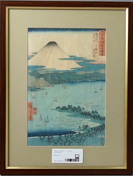 TRÄSNITT, 4 st, Japan, 1800/1900-tal.