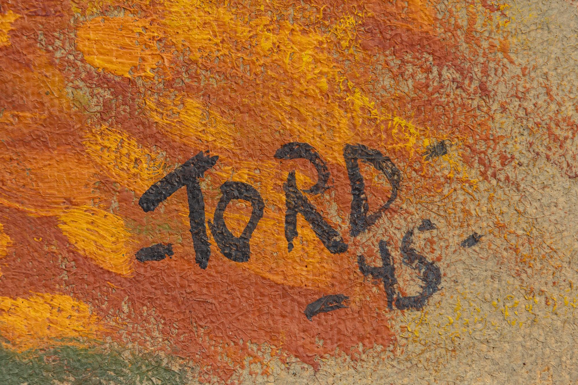 Tord Leander Engström, Mountain Landscape in Autumn Colours.