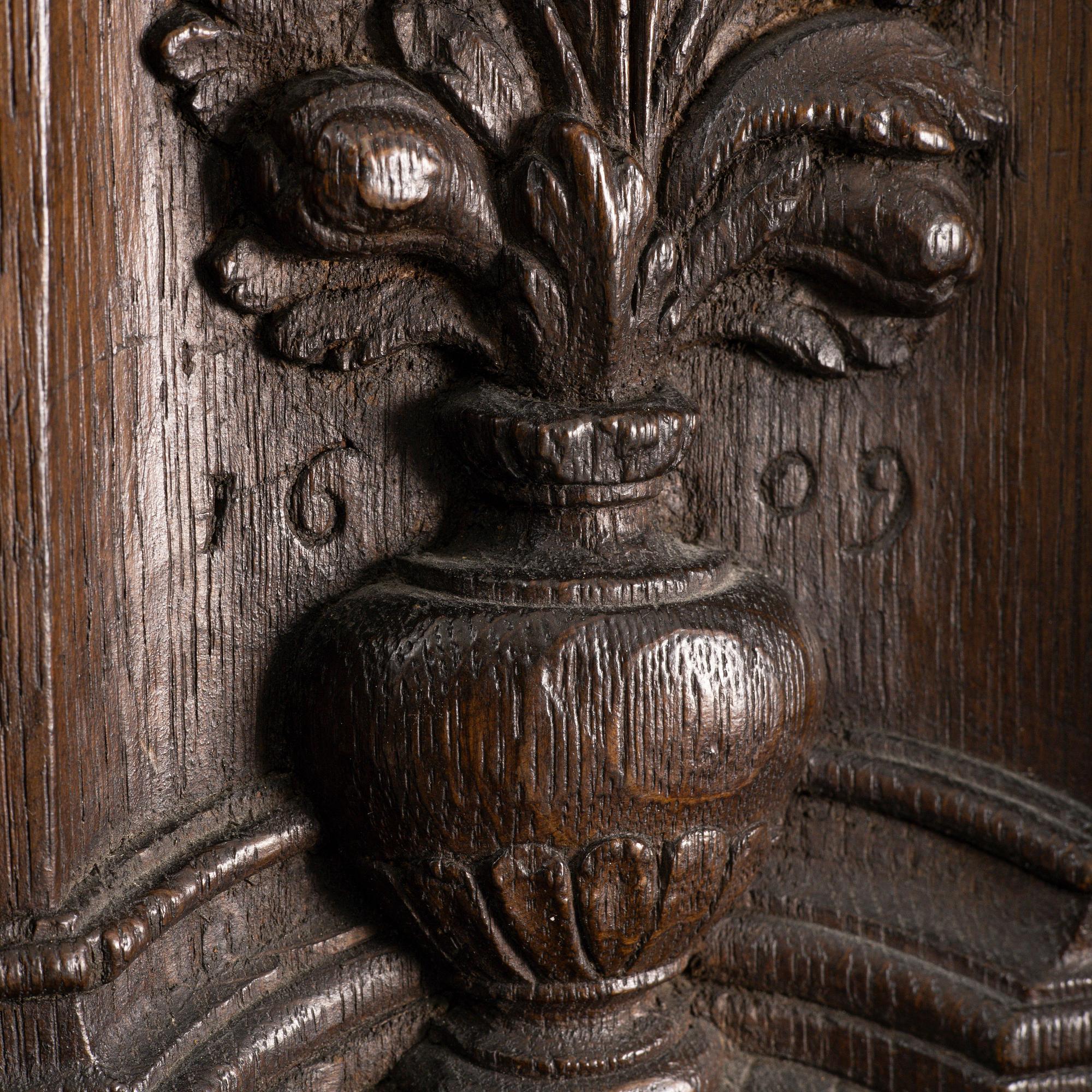 Skåp, barockstil, 1800-tales andra hälft.