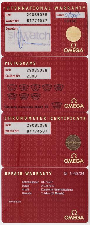 OMEGA, Seamaster, Professional, Planet Ocean 600 M, Chronometer, wristwatch, 45,5 mm.