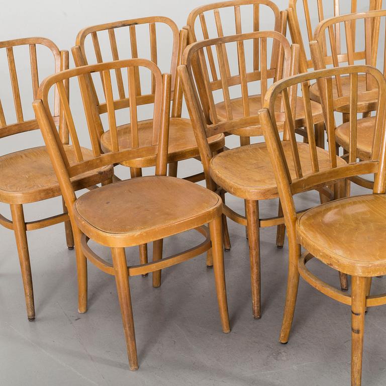 8 chairs by Kocks  Snickerifabriker, Trelleborg from the first half of the 20th century.