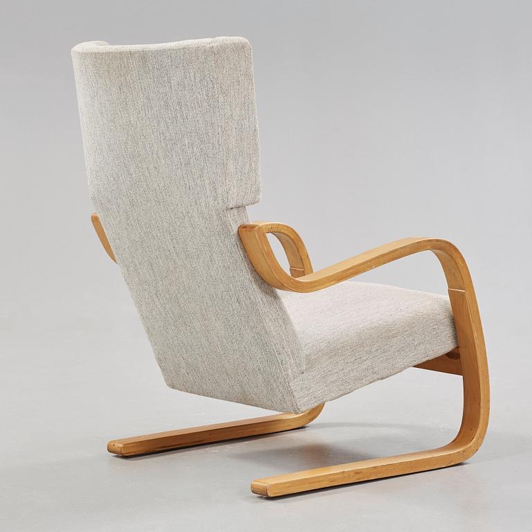 An Alvar Aalto armchair 'Nr 401', made on liecense by Aalto Design Hedemora for Artek, Sweden, 1946-56.