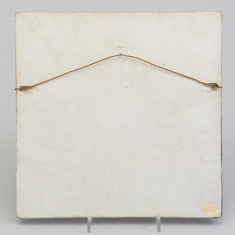 LISA LARSON, stoneware wall relief, Gustavsberg.