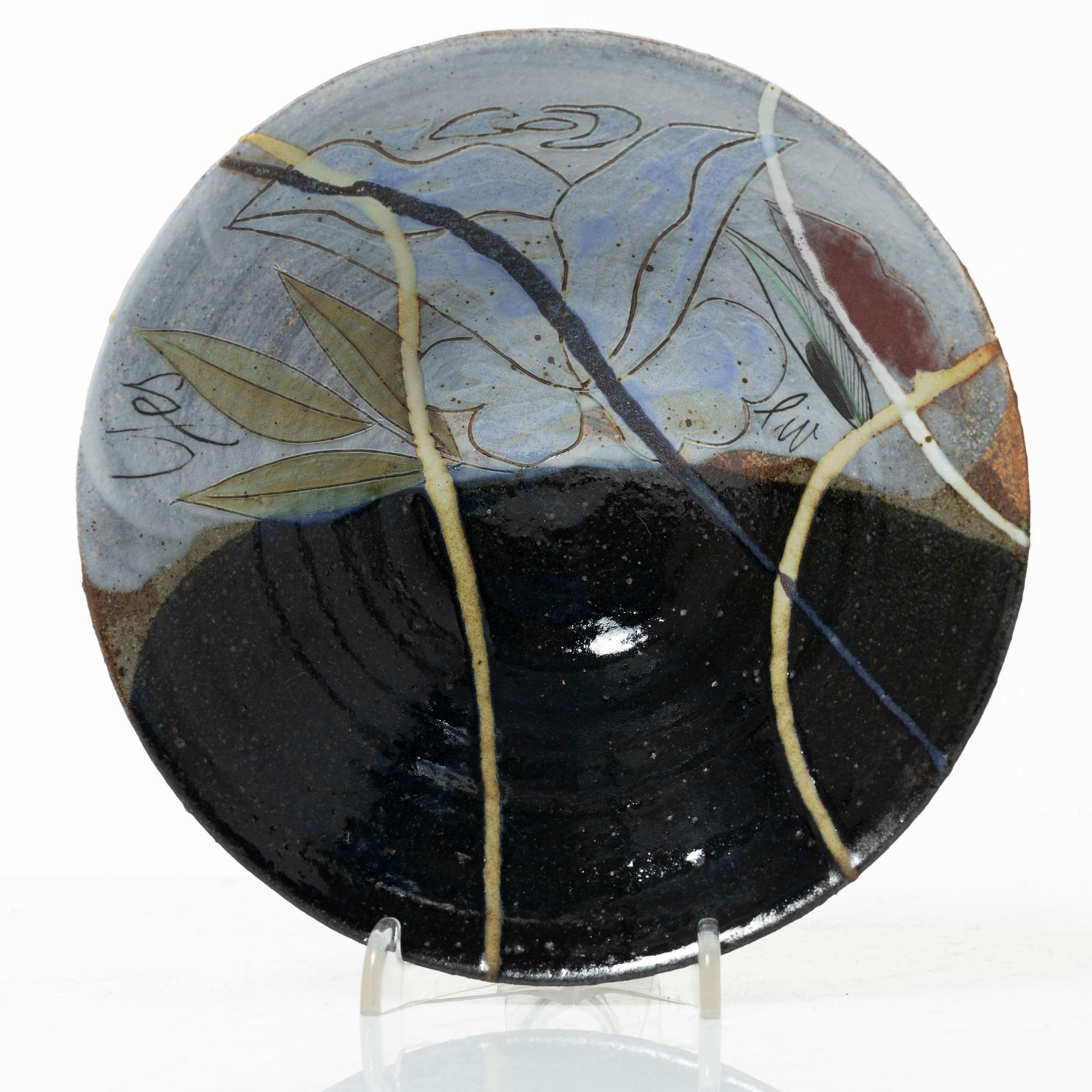 Eva Bengtsson, skål, stengods, egen ateljé, Frillesås.