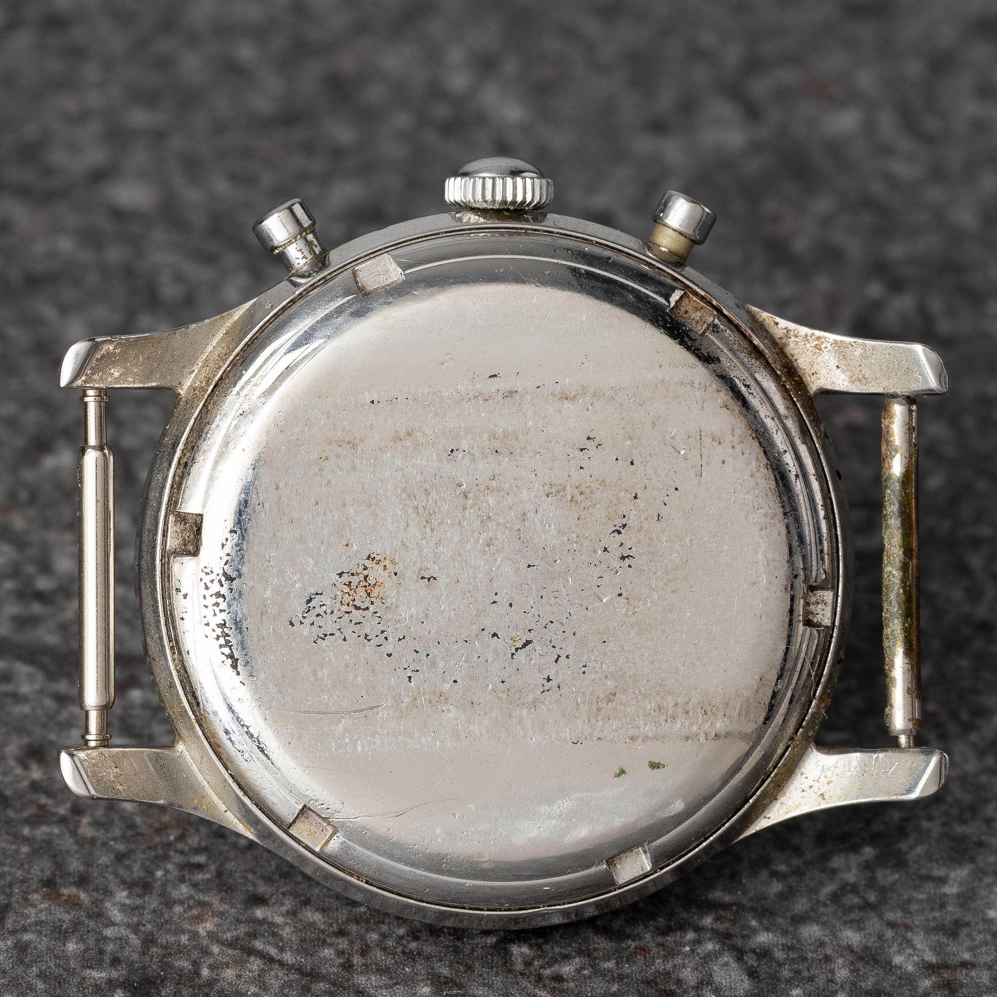 Heuer, "Pre-Carrera", "Gilt dial", chronograph, ca 1960.