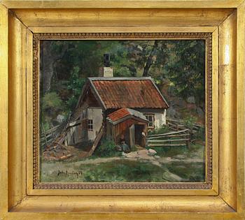 JOHAN KINDBORG, olja på duk. Sign o dat -83.