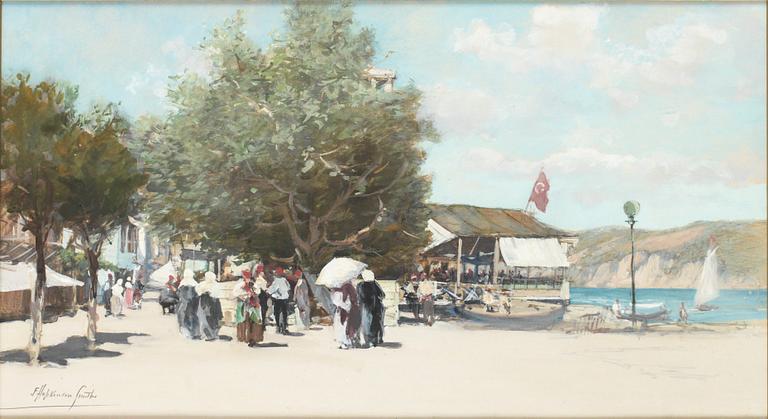 Strandpromenaden.