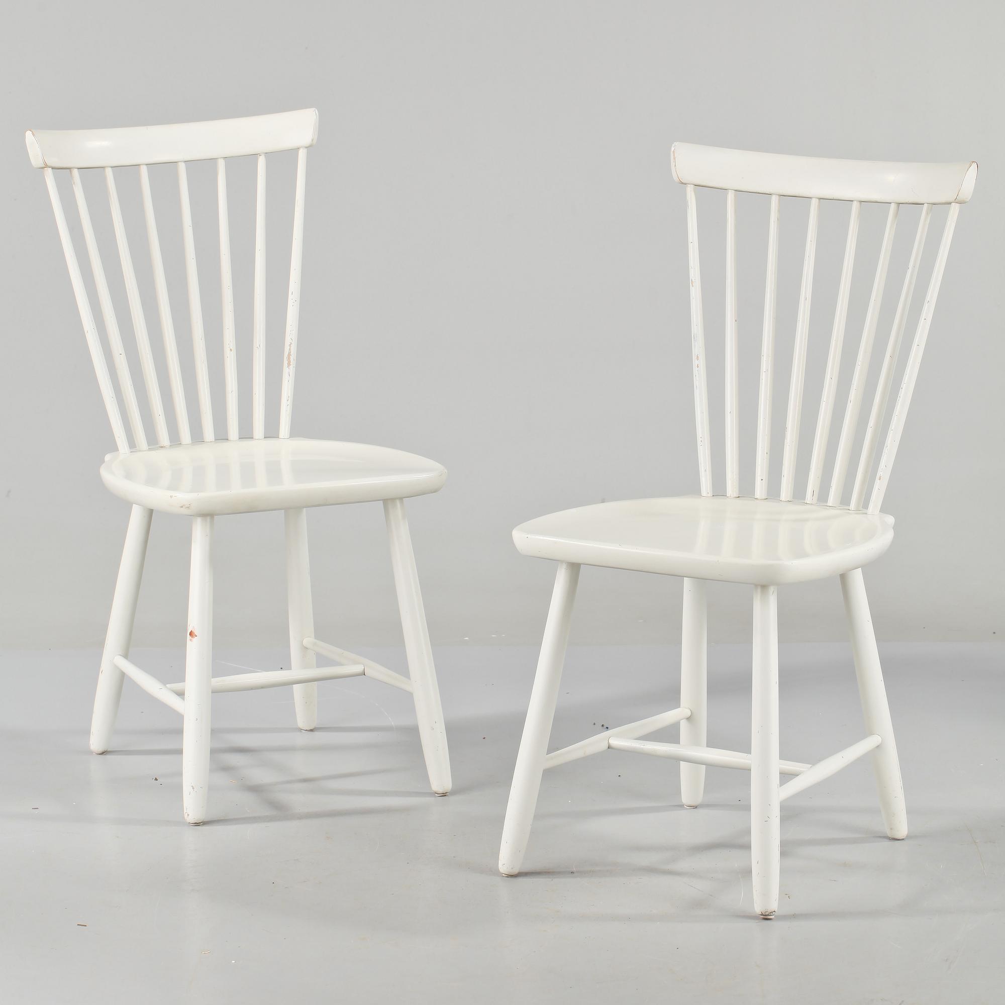 PINNSTOLAR, ett par, 1900-talets andra hälft.