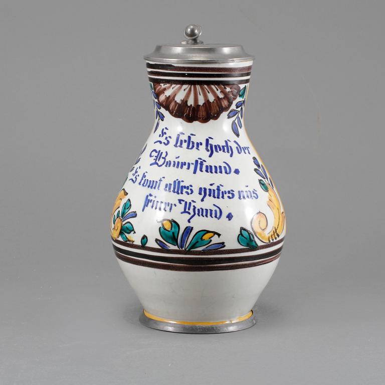 STOP, fajans, Tyskland, 1800-tal.