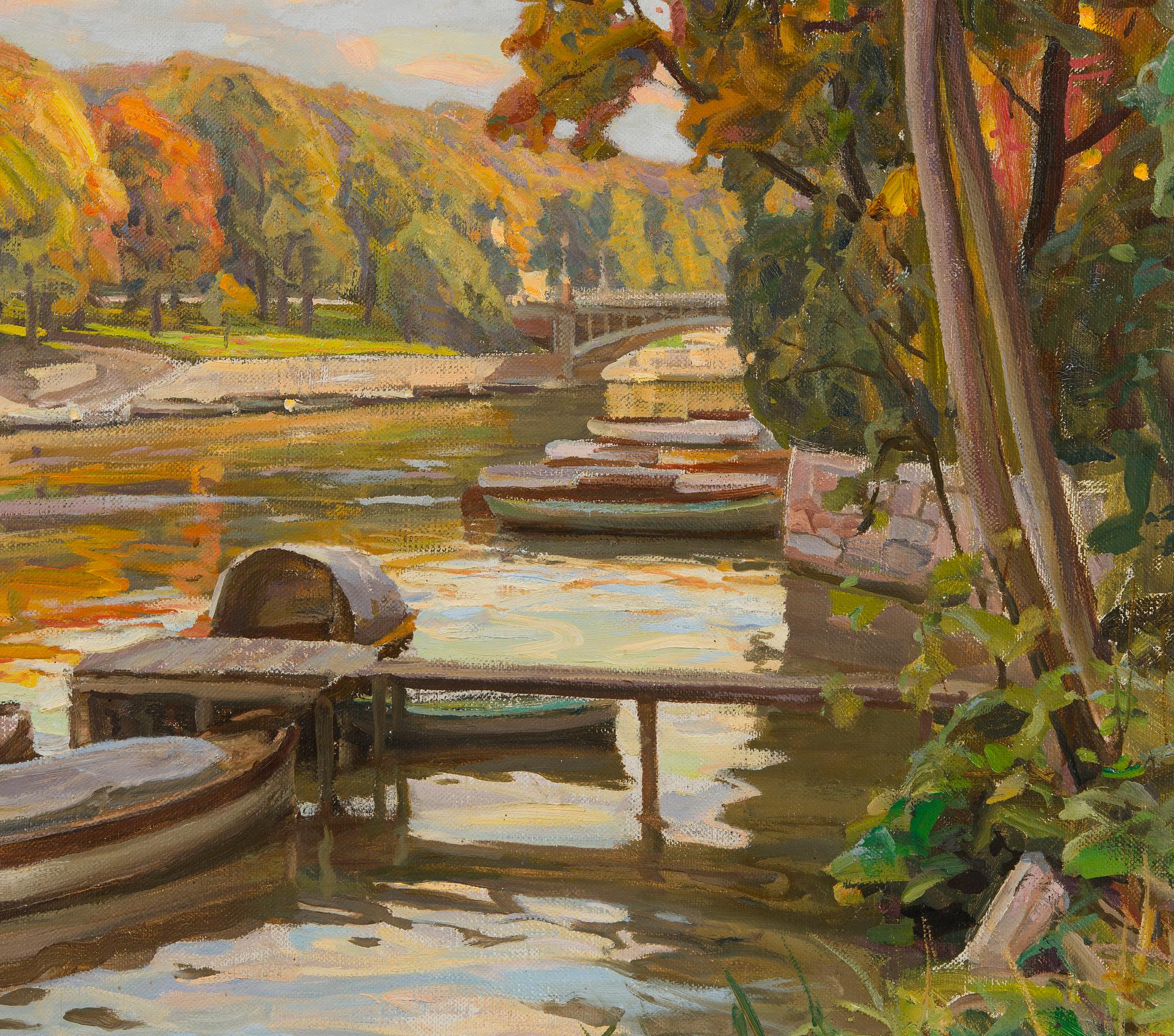 Victor Westerholm, Vy från Aura Å.