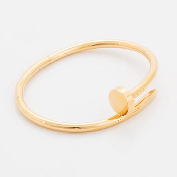 A Cartier "Juste en Clou" bracelet in 18K gold.