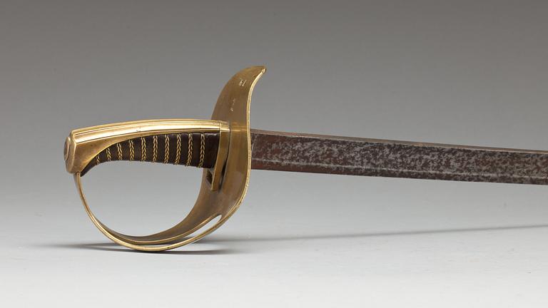 SABEL, Sverige, kavalleri, m/1854.