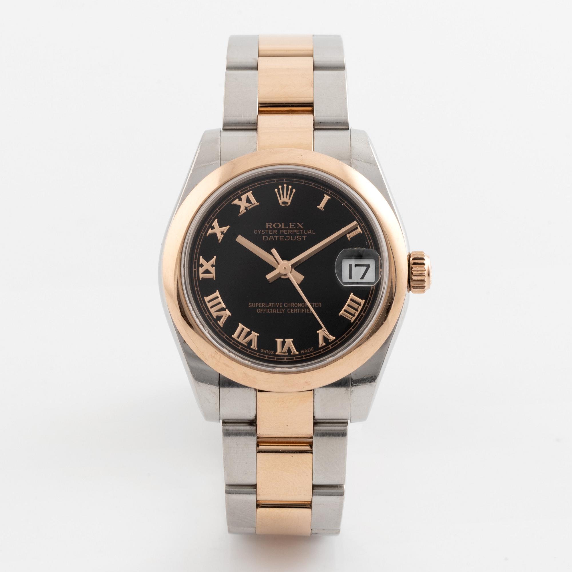 Rolex, Oyster Perpetual, Datejust, armbandsur, 31 mm.