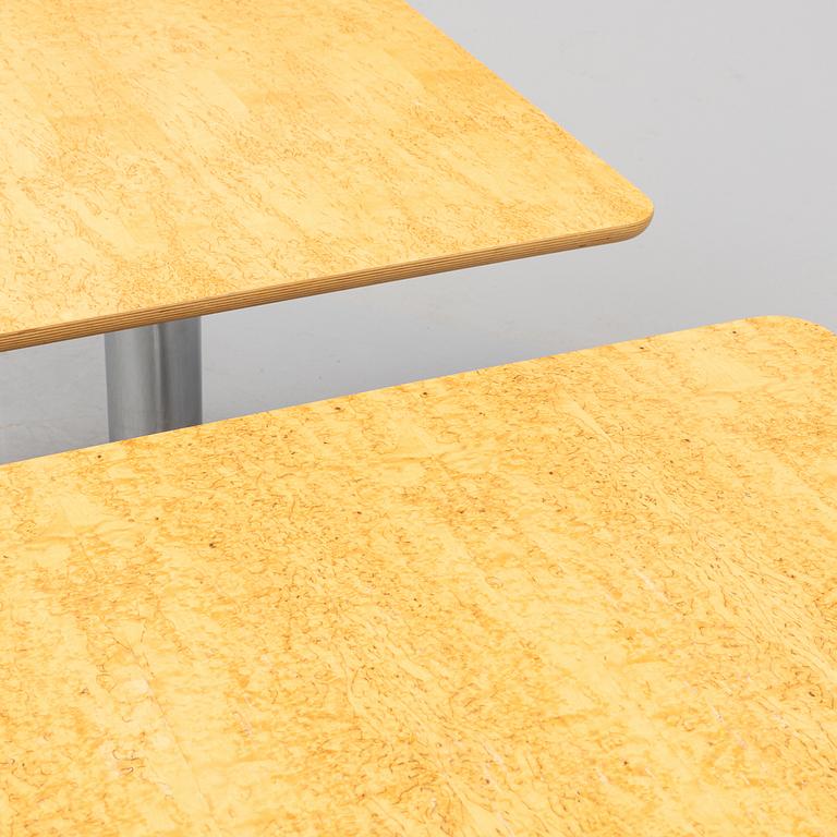 A pair of coffee tables from Lammhults, 1990's.