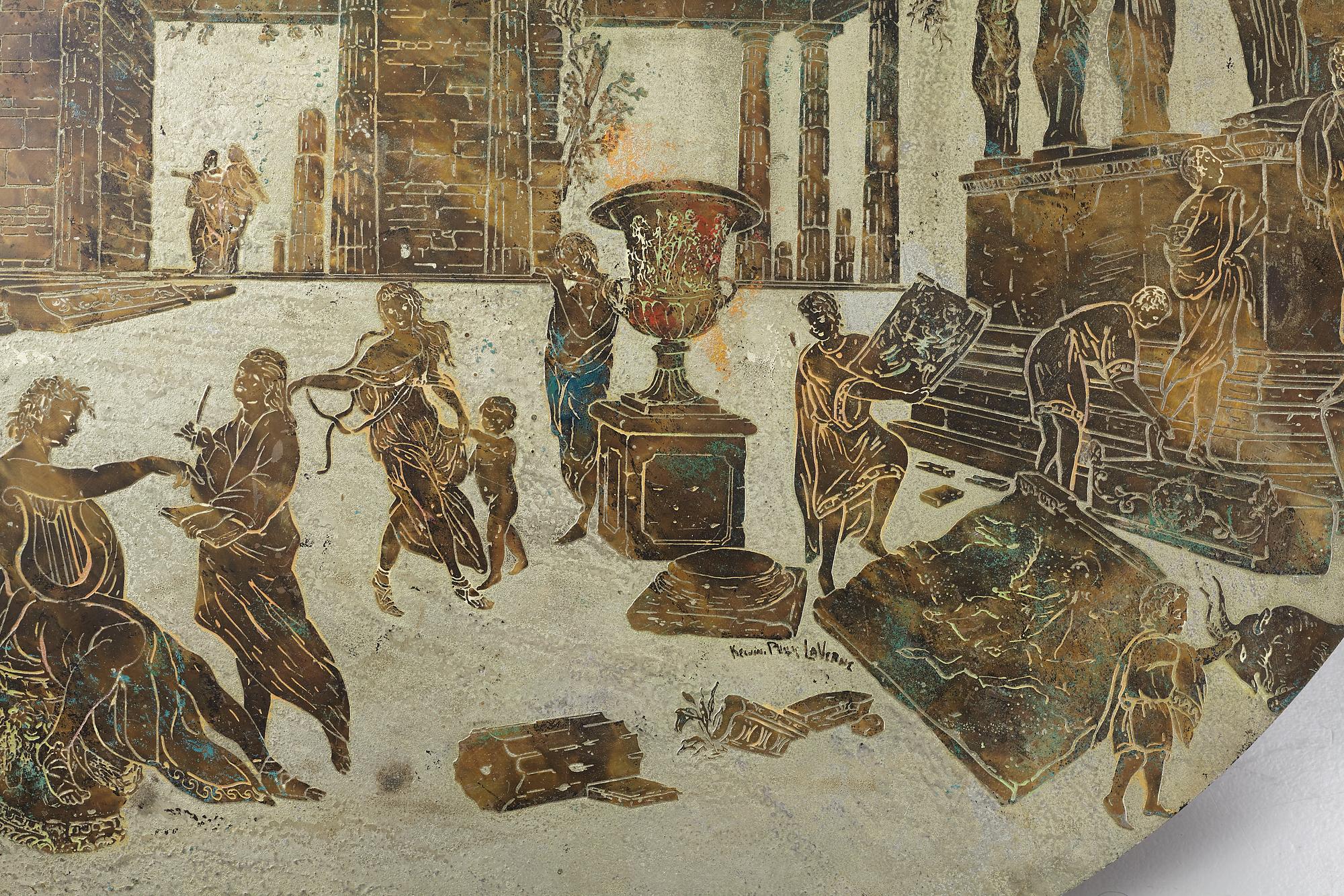 Philip & Kelvin LaVerne, an "Odyssey" coffee table, USA 1960s-70s.