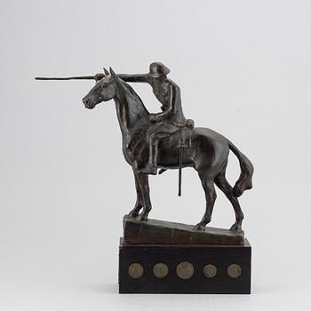 MAUD VON ROSEN, sculpture, bronze, signed.