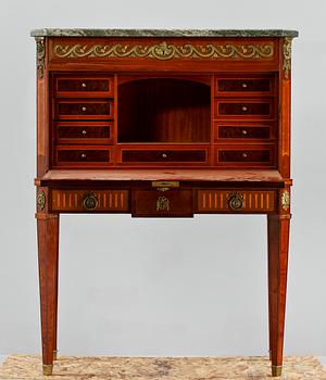SEKRETÄR, gustaviansk stil, omkring 1900-talets mitt.