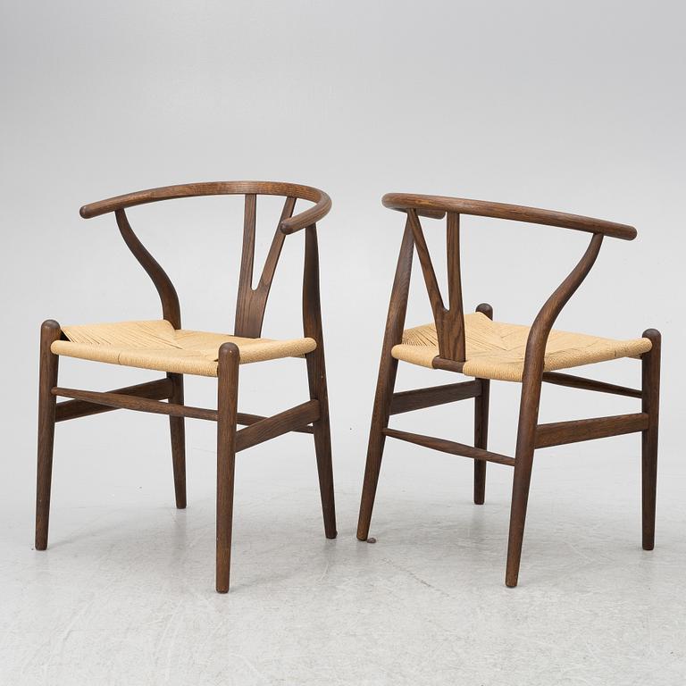 Hans J. Wegner, 4 pcs, "Y Chair/CH24", Carl Hansen & Son, Denmark.
