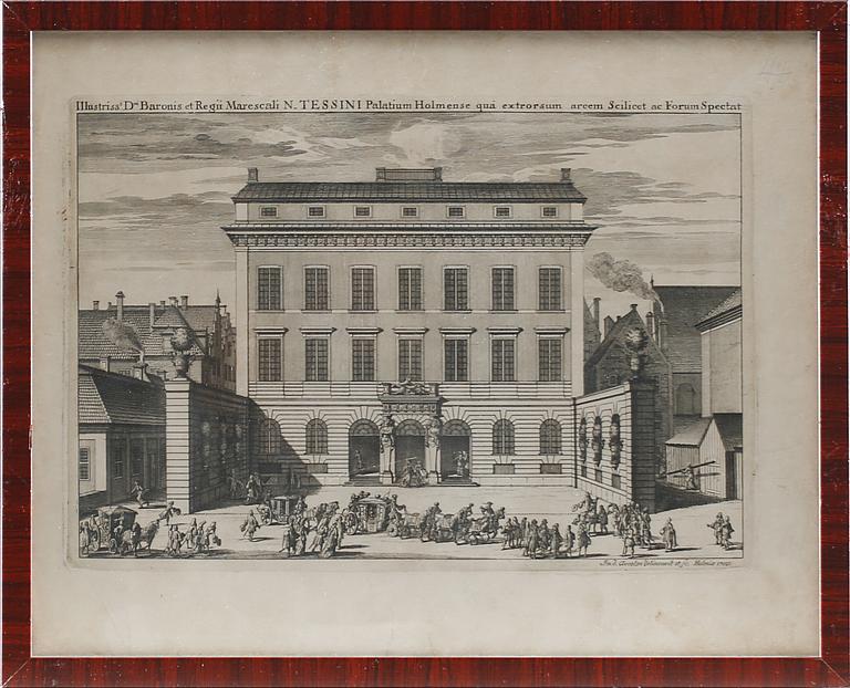 KOPPARSTICK, 6 st, ur Suecia Antiqua et Hodierna, 1800-tal.