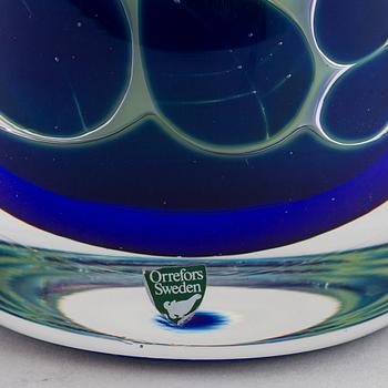 OLLE ALBERIUS, vase ariel "Astrakan" Orrefors, unsigned.