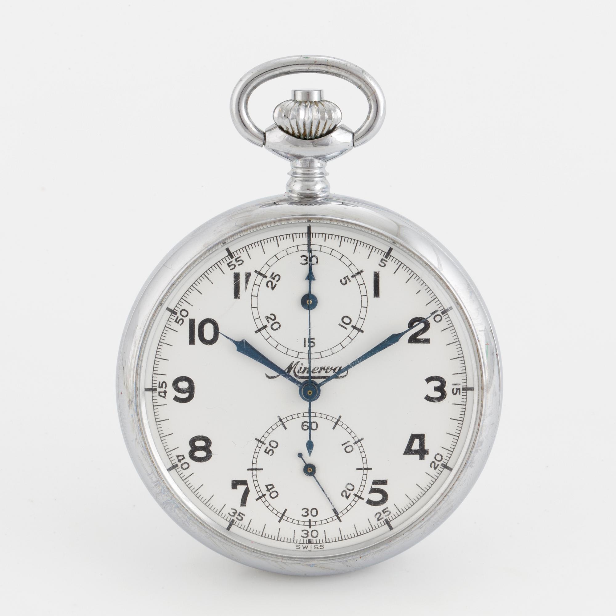Minerva pocket watch cheap