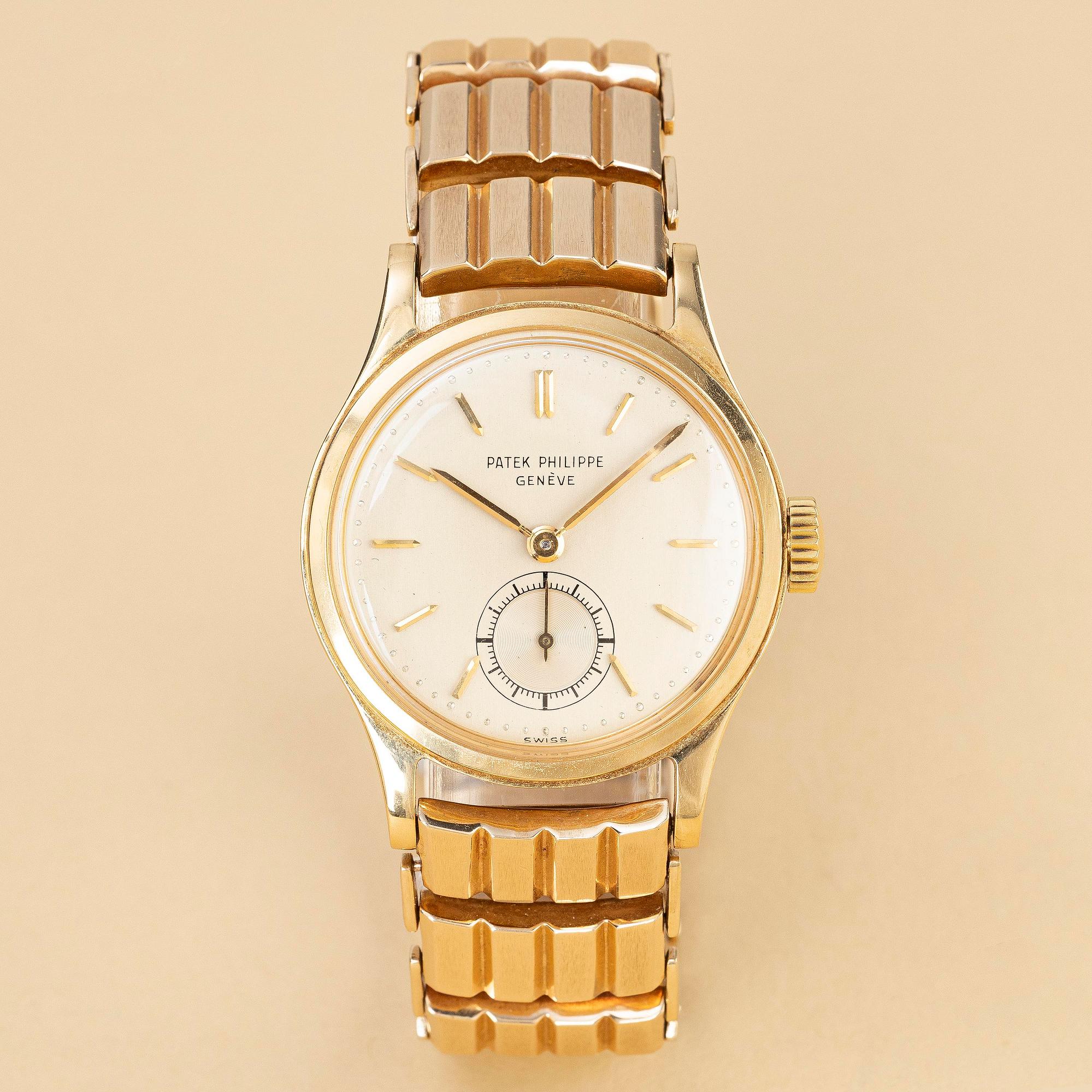Patek Philippe, Calatrava, "First waterproof Calatrava", "Acuatic", "François Borgel Case", ca 1953.