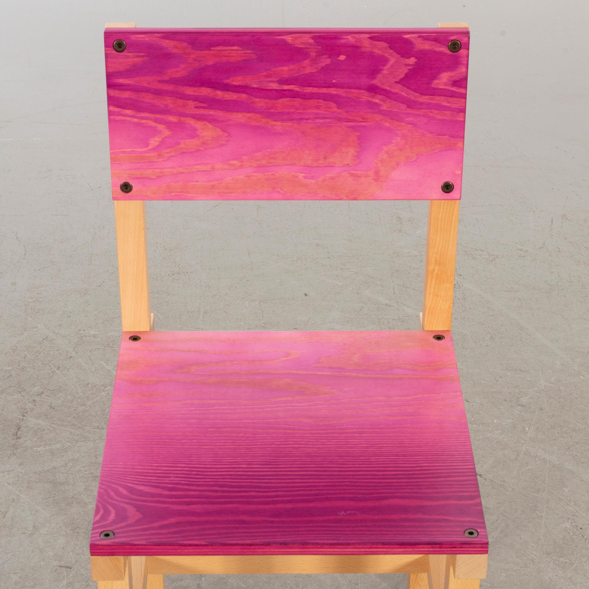 FREDRIK PAULSEN, "Röhsska"Designbaren, chair, Blå Station 2020, Chair 40/102.