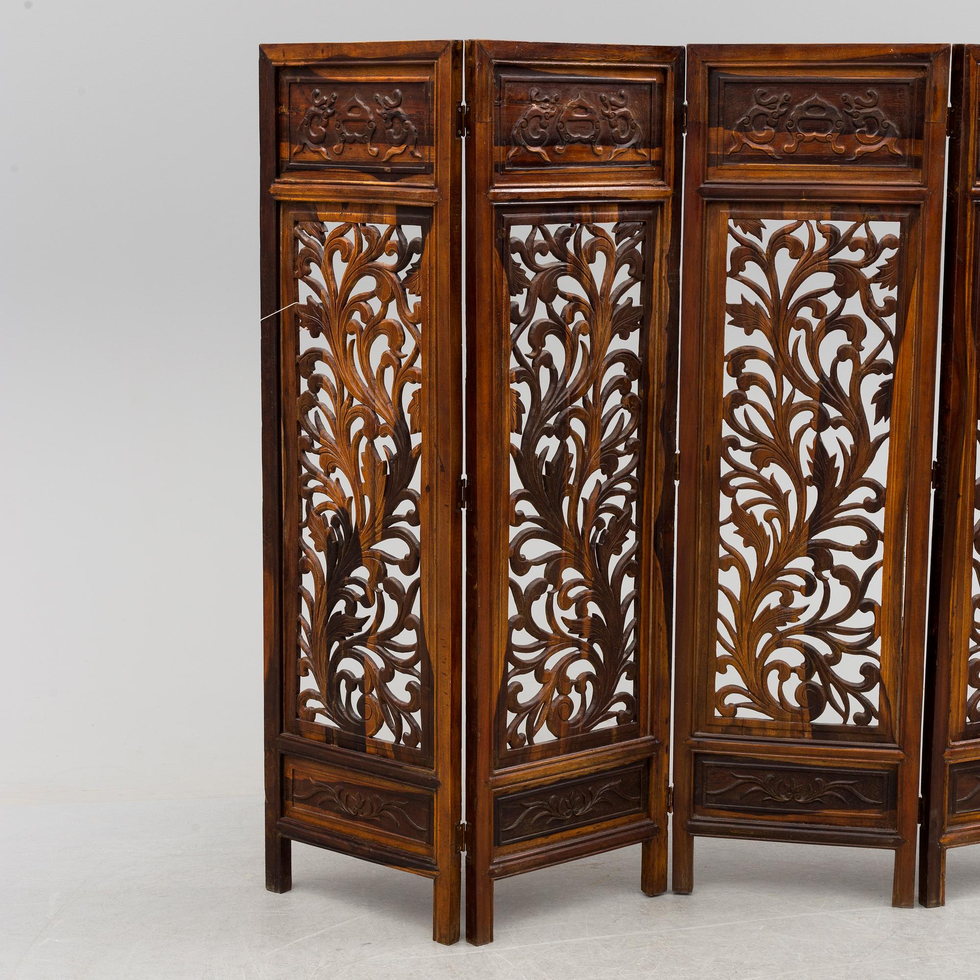 VIKSKÄRM, orientalisk, 1900-tal.