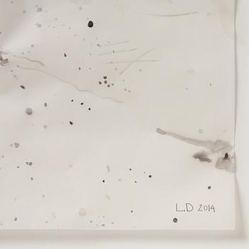 Lotta Döbling, signed and dated 2014. Ink on paper.
