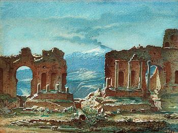 400. Johan Zacharias Blackstadius, Teatro Greco, Taormina, Sicily.