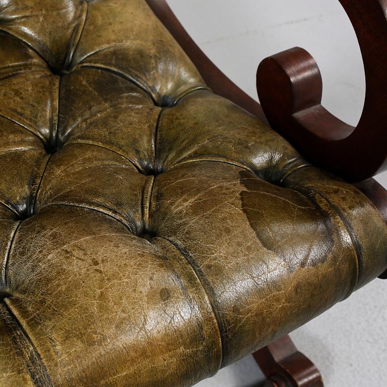 FÅTÖLJ, engelsk stil, 1900-tal.