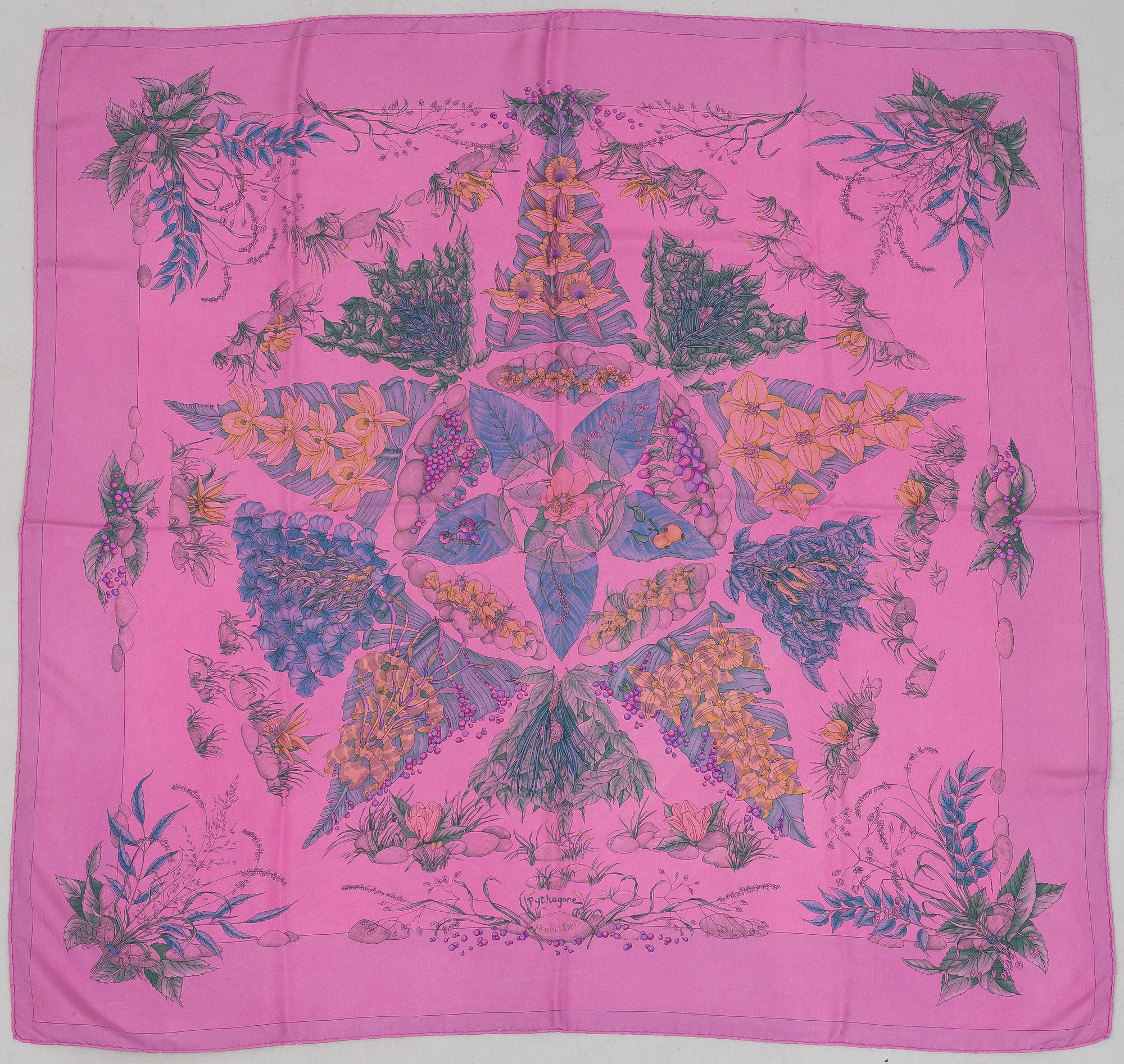 Hermès, scarf, "Pythagore".
