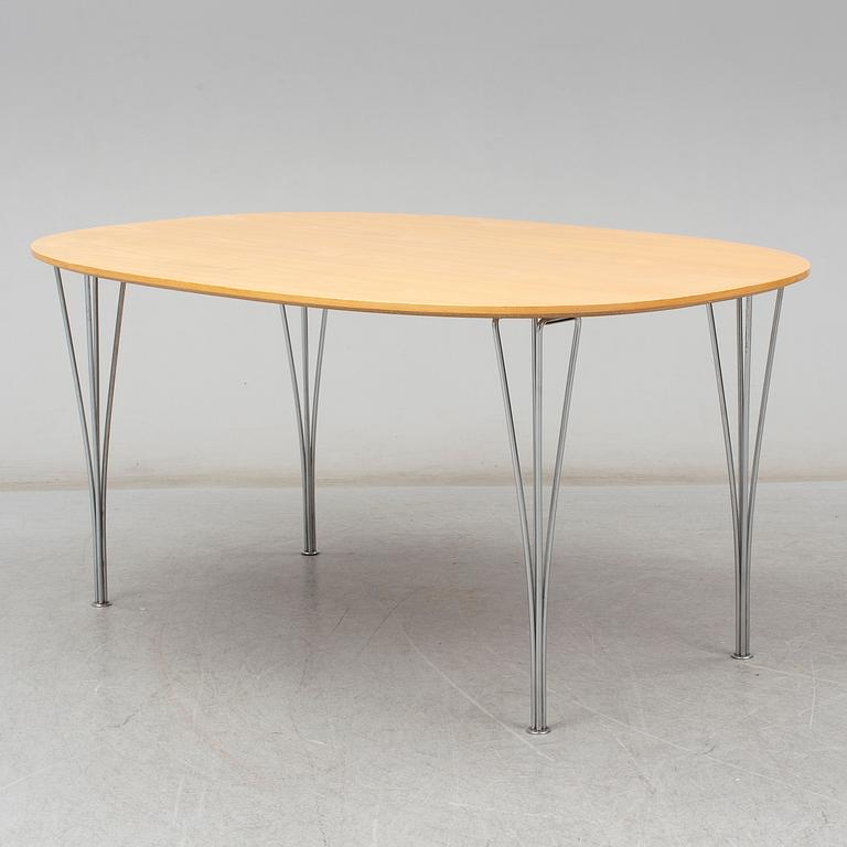 BRUNO MATHSSON & PIET HEIN, a "Superelips" table, Fritz Hansen, 1984.
