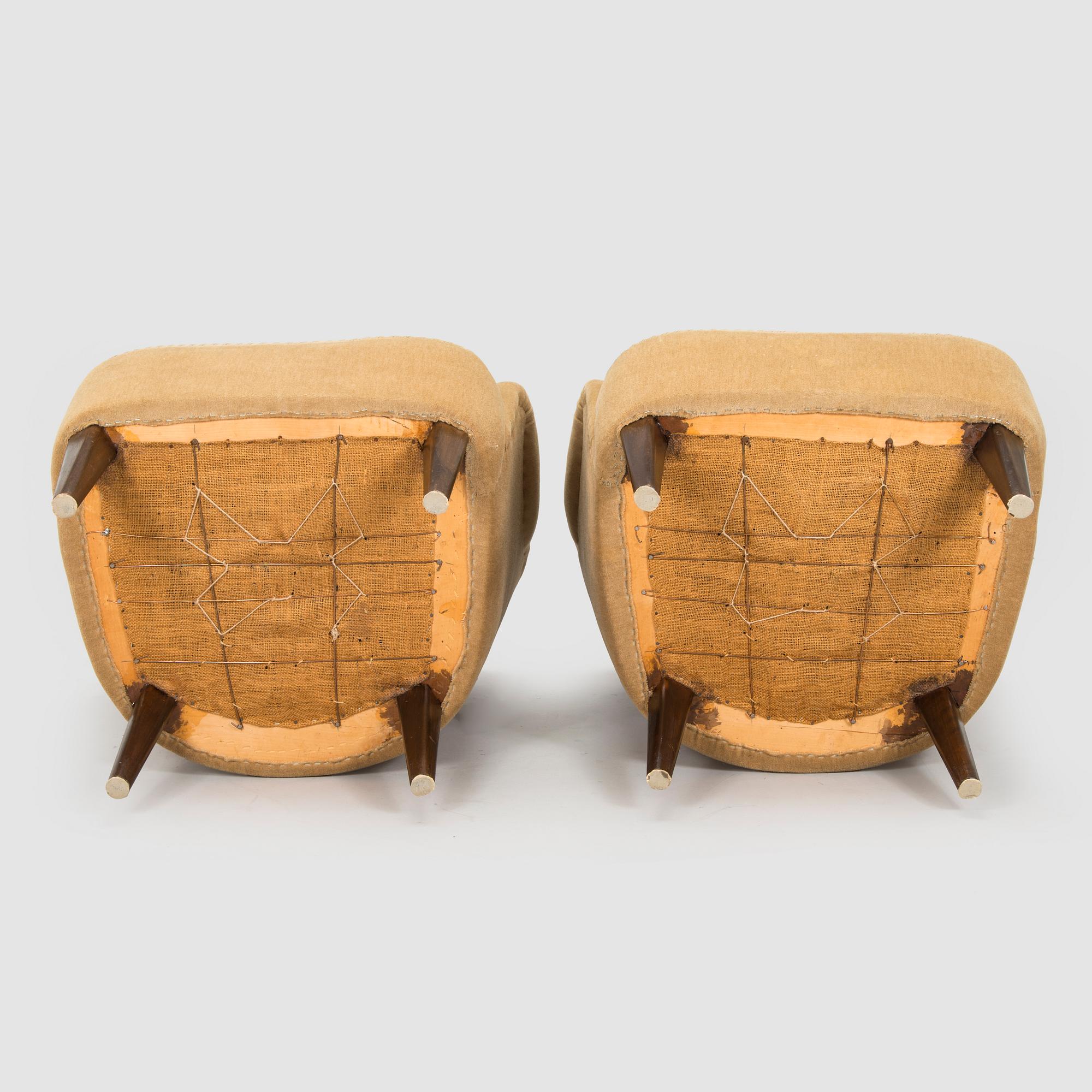 A mid-20th century armchairs.